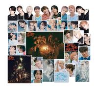 Seventeen Sticker 100PCS Seventeen Spill The Feel Sticker Decal Seventeen New Album Laptop Sticker Set Kpop Postcard Gift Merchandise Laptop Water Bottles Skateboard Guitar Car Luggage Stickers