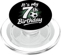 Seventh Birthday Soccer Star Its My 7th Birthday Soccer Fan PopSockets PopGrip for MagSafe