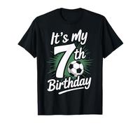 Seventh Birthday Soccer Star Its My 7th Birthday Soccer Fan T-Shirt