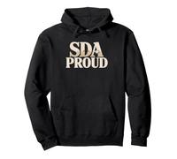 Seventh Day Adventist Sabbath Badge Vintage Retro Faith Pullover Hoodie