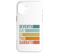 Seventh Day is the Sabbath Remember the Sabbath Case for iPhone 16 Plus