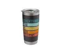 Seventh Day is The Sabbath Remember The Sabbath Stainless Steel Insulated Tumbler
