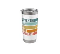 Seventh Day is The Sabbath Remember The Sabbath Stainless Steel Insulated Tumbler