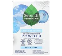 Seventh Generation Automatic Dishwashing Powder, Free & Clear, 45 oz