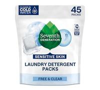 SEVENTH GENERATION, DETERGENT,PACKS 45 CT