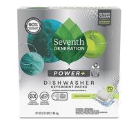 Seventh Generation Dishwasher Detergent Packs, Ultra Power Plus Citrus Scent, 70 Count