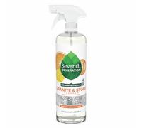 Seventh Generation Granite & Stone Cleaner, Mandarin Orchard Scent, Streak-Free Clean, 23 Fl Oz