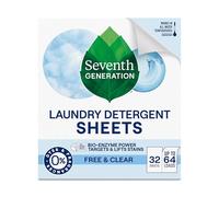 Seventh Generation Laundry Sheets Free & Clear 32 Count