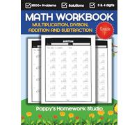 Seventh Grade Math Workbook (Suitable for Ages 12-13 Years Old): Multiplication, Division, Addition and Subtraction Math Drills (5th, 6th & 7th Grade Educational Resources)
