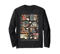 Seventh Grade Raccoon Teacher Student Back to School Kids Long Sleeve T-Shirt