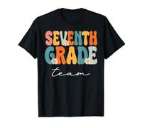 Seventh Grade Team Groovy Women Back to School T-Shirt