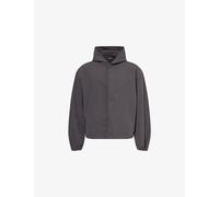 Seventh Mens Seventh Orb Hooded Nylon Shell Jacket Graphite M