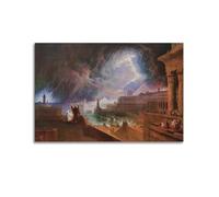Seventh Plague of Egypt Poster by John Martin Picture Print Canvas Wall Paint Arts Decor Modern Home Artworks Gift Idea 24x36inch(60x90cm)