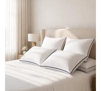 SeventhStitch Hotel Pillows Soft Hypoallergenic Bed Pillows-Pack of 4