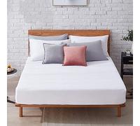 SeventhStitch The Art of Fine Living Fitted Sheets 100% Egyptian Cotton 200 Thread Count 40CM/16'' Soft Extra Deep Pocket Bottom Sheet Single Double King SuperKing Size (White, Double), (FTD-124)