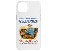 Seventies Men Vinyl Record Player Vintage Quote Case for iPhone 14 Plus