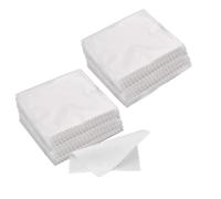 SEVENWELL 100pcs Jewelry Cleaning Cloth White Polishing Cloth for Sterling Silver Gold Platinum Small Silver Polish 8x8cm
