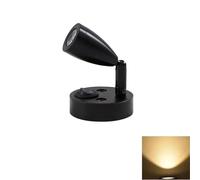 SEVEQIS 12V LED Interior Reading Lights Switch Campervan Boat Portable Auto Lamp RV Camper Accessories(Black 3000K)