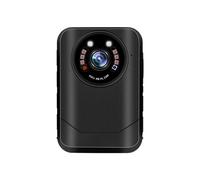 SEVEQIS Body Camera, H9 4K Body Camera 1800P Wearable Night Vision Police Support Memory Expand Max 512G(With 64G TF Card)
