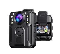 SEVEQIS Body Camera, M6 Body Camera 2160P/GPS Wearable Support 7Hours Recording 64GB Police Night Vision