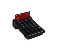 SEVEQIS Cash Register Till, Three-track USB Interface Password Keypad, Supermarket Cashier Keyboard 20 Keys
