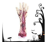 Severed Body Parts - Horror Severed Hand Feet for Haunted House,Scary Props Fake Bloody Dead Body Parts Floor Corner Display Haunted House Film Television Photography Halloween