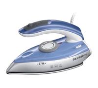 Severin BA 3234 Travel Steam Iron 1000W 50ml Water Tank & Foldable Handle - Blue