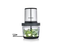 Severin Black 400W Food Processor KM 3867, 9 Pieces, 1.8kg, Stainless Steel Blade, Hand Wash, AC adapter, Dishwasher Safe, Specific Uses: Food Processing, Made in Germany