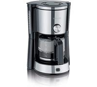 Severin Drip Coffee Machine, 1000W, 1.4L, Brushed Stainless-Steel/Black, KA 4825