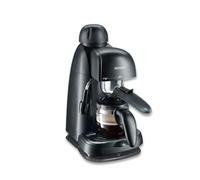 SEVERIN espresso machine, small coffee machine for up to 4 cups of espresso, coffee machine with milk frother for coffee-milk specialties, ideal for singles, black, KA 5978