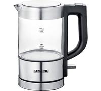 SEVERIN WK 3472 Mini Glass Kettle, High Quality and Comfortable, 0.5 Litre, 1,100 Watt, 100% BPA Free