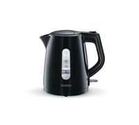 SEVERIN kettle 1.0 L, powerful and compact kettle in high-quality design, electric kettle with limescale filter, black, WK 3410, DE plug