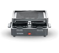 Severin Mini Raclette Non-Stick Coated Grill Plate 4 person(s) 600 W Black
