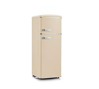 SEVERIN Retro Fridge Freezer Combination 164 L/44 L Parent, cream