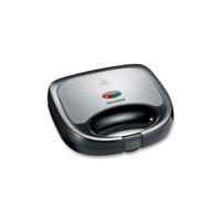 Severin Sandwich Toaster with 600 W of Power SA 2969, Brushed Stainless Steel-Black