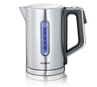 Severin WK 3418 electric kettle 1.7 L 3000 W Black, Stainless steel