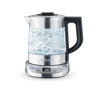 SEVERIN WK 3473 Water and Tea Kettle, 5 Preset Brewing Programmes, Adjustable Temperature and Time, Stainless Steel, 1.0 Litre - 2200 W
