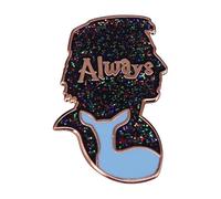 Severus Snape Glitter Enamel Badge - Bravest Man from the Magic World