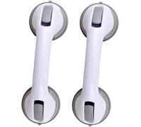 Seveston 2 Pcs Support Grab Handle for Shower Bathroom Bathtubs Safety Grip Rail with Suction Cup Fitting Mobility Aids Safety Handle for Disabled Elderly & Handicap (Pack of 2)