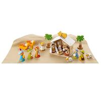 John Adams Sevi Wooden Nativity Set Big, One Colour One Colour