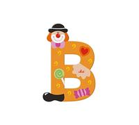Sevi Trudi 81738 Letter “B” Clown Wall Sticker, Assorted Colours