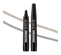 SEVICH Beard Pencil Filler for Men 2-Pack,4-Tip Beard Pen Instantly Fills Sparse Areas & Covers Gaps, Waterproof & Sweat-Resistant,Natural Look,Value Bundle,Black & Dark Brown