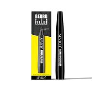 SEVICH Beard Pencil Filler for Men,Unique 4-Tip Beard Pen Resistant,Instantly Fills Sparse Areas & Covers Gaps,Waterproof & Sweat-Resistant,Natural Effects,Dark Brown,Natural Effects,Dark Brown