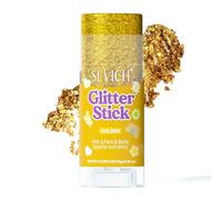 SEVICH Glitter Stick Gold for Face Body Hair,Skin Safe Waterproof Sparkle with No Glue Needed,Easy to Apply and Remove for Parties Festivals Makeup,15g