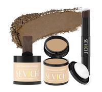 Sevich Hairline Powder 10g 2-Pack with Brush, Instantly Conceals Hair Loss & Thinning, 48H Waterproof Root Touch Up Powder, Natural Hair Shadow Toppers for Women & Men, 2 Box = 5 Boxes,Light Brown