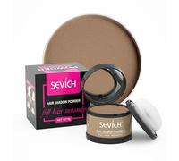 Sevich Hairline Powder，Instantly Conceals Hair Loss, Root Touch up Powder, Hair Shadow Toppers for Women & Men, Touch Up for Thinning Gray Hair, Windproof & Sweatproof,Light coffee
