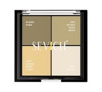 SEVICH Hairline Powder Palette Blonde Series - 4 Colors for Thinning Hair Root Touch Up, Waterproof Sweat-Resistant Hair Shadow with 4 Puffs, Natural Hair Filler for Men Women, 16g