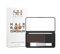 SEVICH Root Touch up, Hairline Powder with Brush, Instantly Conceals Hair Loss, Thinning Gray Hair Shadow Toppers for Women & Men, 48H Makeup Lasting, 8g Large Capacity Med Brown