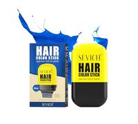 SEVICH Temporary Hair Color Stick,Hair Dye Pen for Quick Root Touch-Up & Highlights,for Light Hair and Spot Dyeing,8 Colors,Quick Drying & Easy Cleaning,Blue,25ml