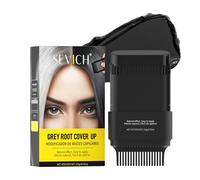SEVICH Touch Up Comb 2 in 1 Korean, Instant Hair Root Touch-Up Stick | Dual-Sided Design For Natural Gray Coverage, Long-Lasting Moisturizing Formula With Plant Extracts,15g Black